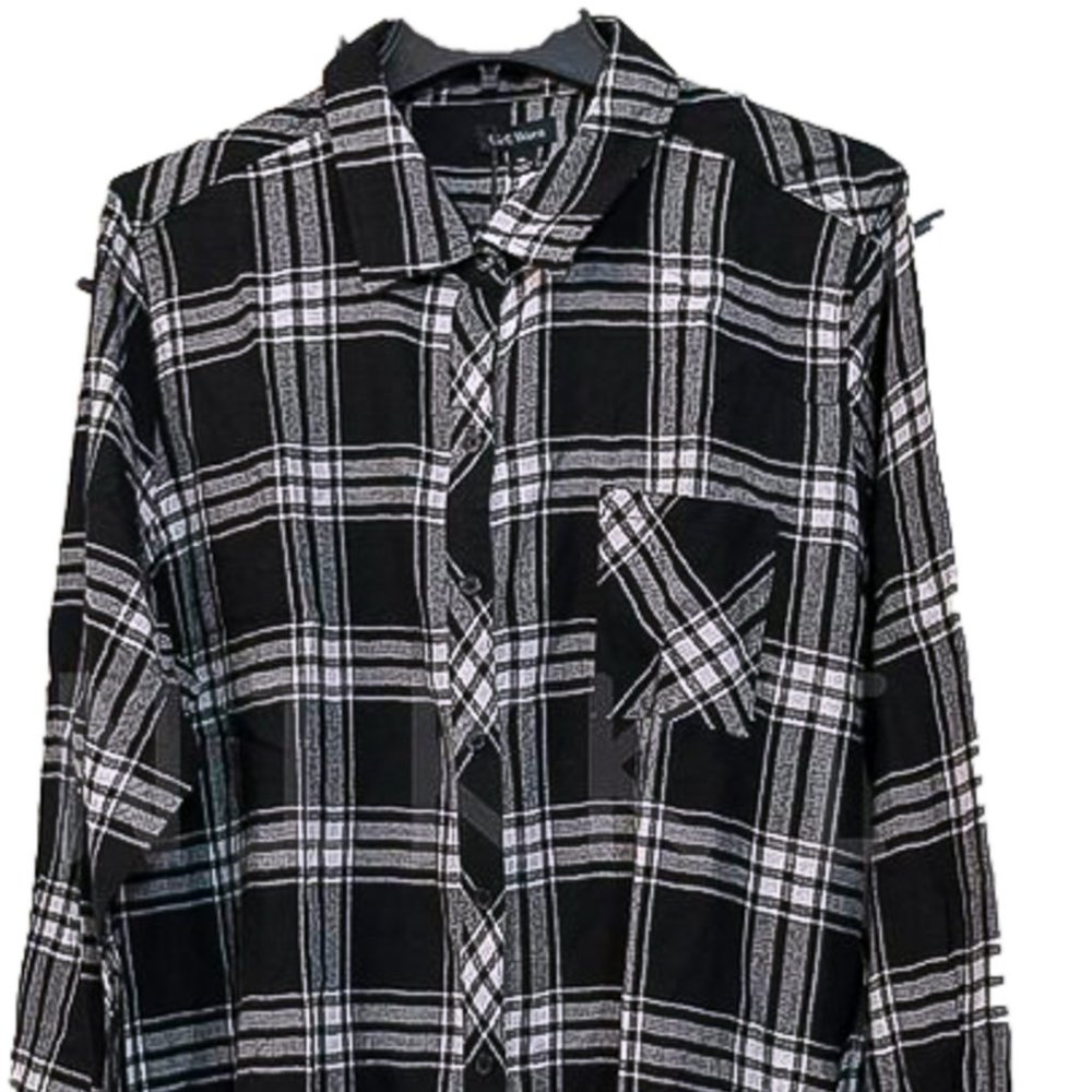 Brand new Well Worn Super Soft Cotton Blend Flannel Classic Plaid Shirt - Picture 6 of 7